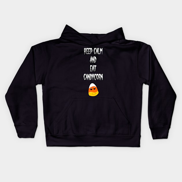 Calm Candycorn Kids Hoodie by traditionation